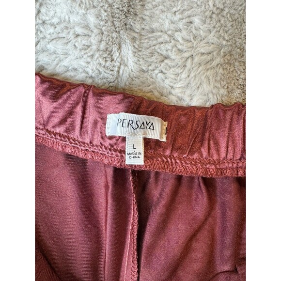 Persaya Brown Satin Cargo Size Large - Picture 6 of 9